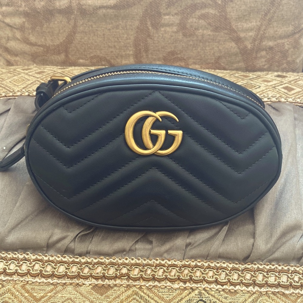Authentic GG Marmont Belt Bag